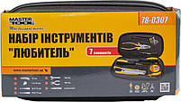 Набір інструменту MASTERTOOL 78-0307, "Любитель" 7 елементів, фото 2
