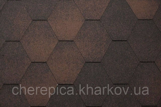 Бітумна черепиця KATEPAL JAZZY Коричневий, фото 1