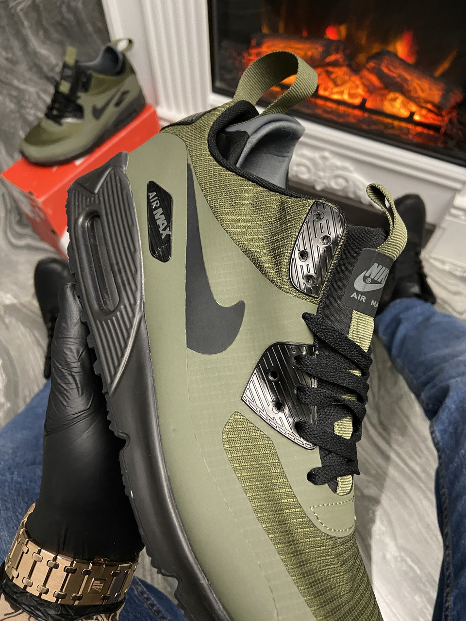 Nike air max 90 mid best sale sneakerboot