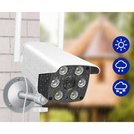 Вулична IP-камера відеоспостереження з віддаленим доступом UKC HD-65 Wi-Fi-камера HD 1080P/3MP (HD-65), фото 1