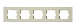Рамка 5-на кремова GRANO