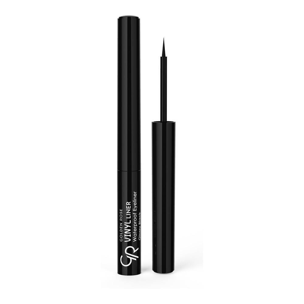 

Подводка для глаз Golden Rose Vinyl Liner Waterproof Glossy Black, Черный