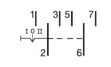 Переключатель I-0-II трехпозиционный с общим выходом сверху 230В/40А, 2-полюсный, 2м, (Hager) - фото 2 - id-p3597069