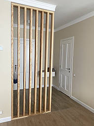 Рейкові перегородки. Брус.