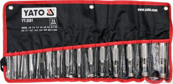 Набір пробійників 15пр Yato YT-3591, фото 1