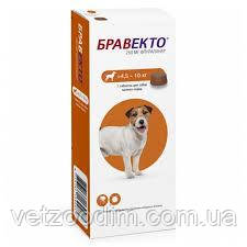 Бравекто 250 мг Жувальна таблетка для захисту від кліщів і бліх собак 4,5 -10 кг, 1 табл. ОРИГІНАЛ, фото 1