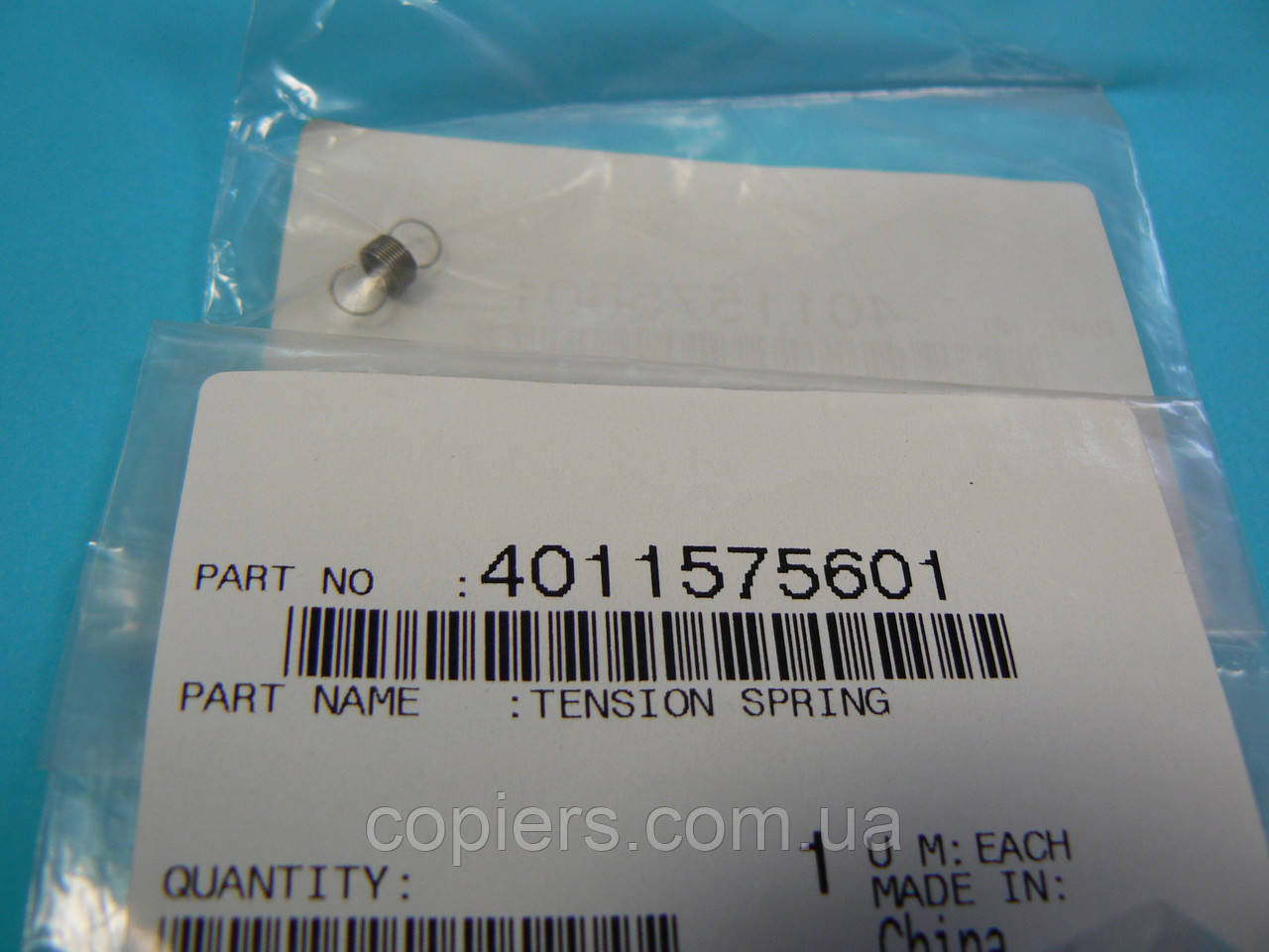 Upper Fuser Picker Finger Spring Minolta di 200/251/351 оригінал, 4011-5756-01, 4011575601, фото 1