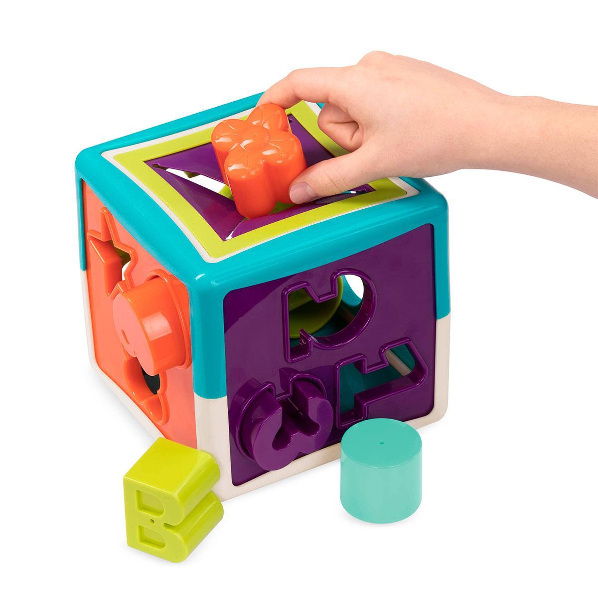 Развивающая игрушка-сортер Battat Lite Умный куб 12 форм BT2577Z - фото 5 - id-p1363005383