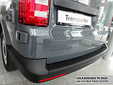 Пластикова накладка заднього бампера для Volkswagen T6 2015+ (з 2-ма задніми дверима), фото 4