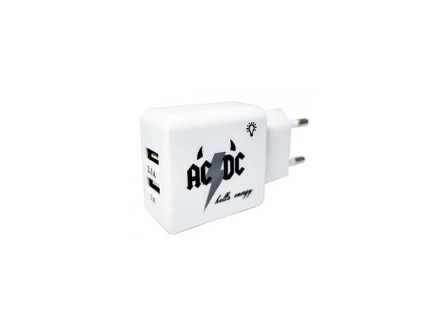 Мережевий адаптер EUROSKY E-POWER AC/DC 2 USB 2.1A+1.5A, фото 2