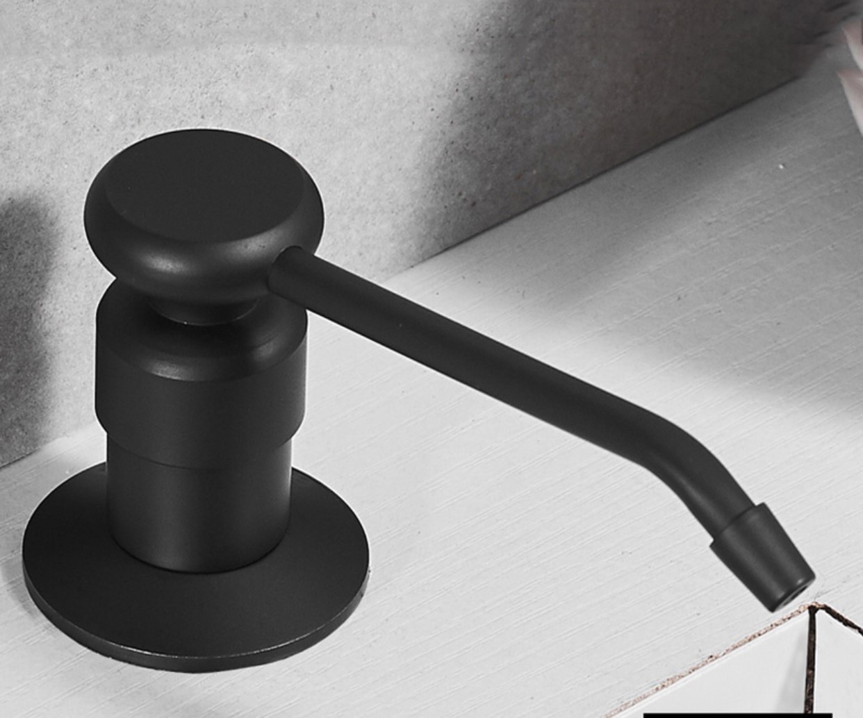 Дозатор для миючих засобі SANTEP 201 Black, фото 1