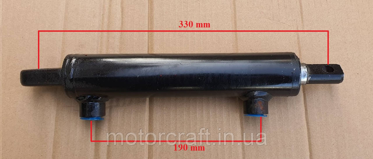 Гідроциліндр задній мототрактора 350 mm R195  тип №1, фото 1