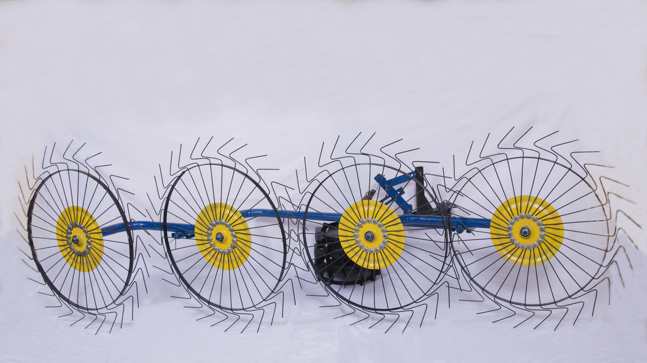 Сеноворошка Сонечко до мотоблока ТМ АРА (4 сонечка), фото 1