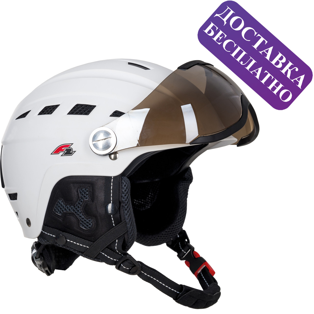 Шолом WORLDCUP RACE (матово-білий) F2