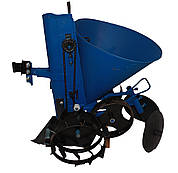 Картоплесаджалка ремінна АПК 3 (регулювання кроку, з транспорт. колесами, 20 л) Преміум