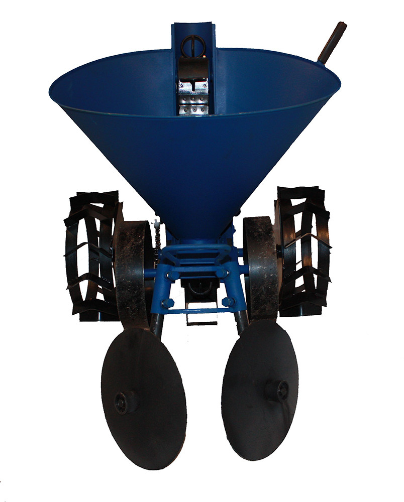 Картофелесажалка ременная АПК 3 (регулировка шага, с транспорт. колесами, 20 л) Премиум - фото 4 - id-p385616668