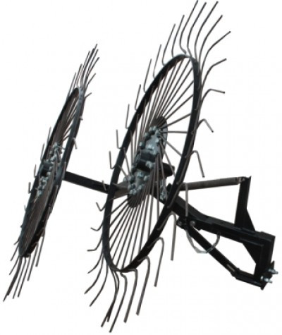 Граблі ворушилки-сонечко великі "Преміум" на 2 колеса (1,2 м)