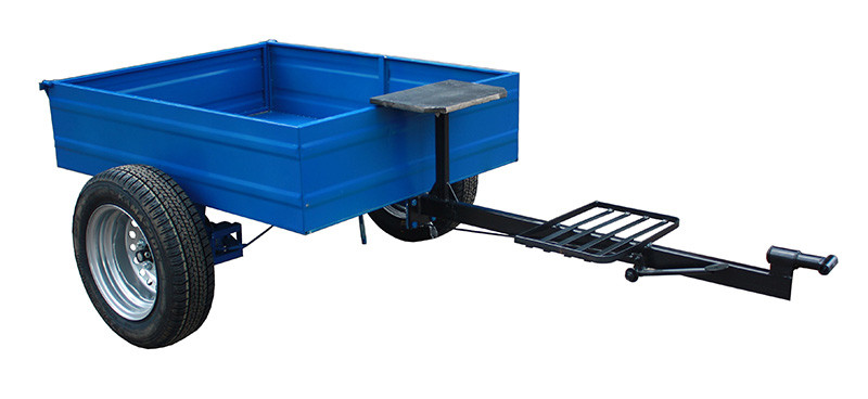 Причіп не відкидної "Преміум" (100х125) під жигулівські колеса, фанерне сидіння, фото 1