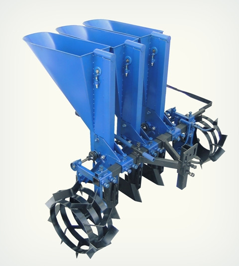 Часникова саджалка "Преміум" 3-рядна (для мотоблока та мототрактора, ложки стандарт Ø24,5), фото 1