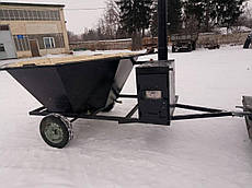 Причіпний чан для купання з топкою