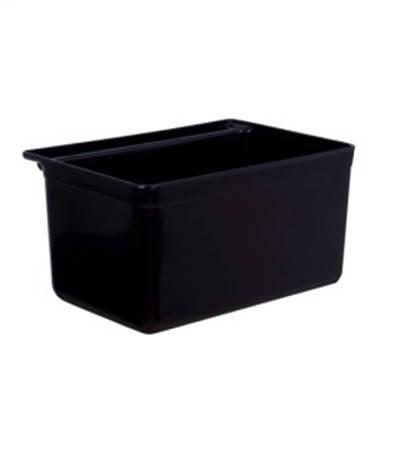 Ящик для збору сміття до сервісної візку (чорний пластик) (335 × 231 × 180 мм), фото 2