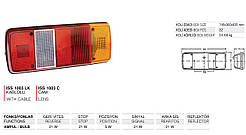 Скло ліхтаря MAN L2000 5 секцій