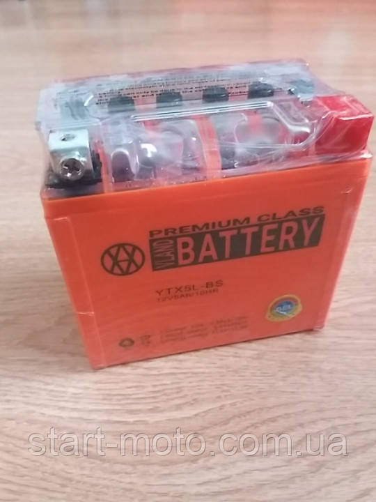 Акумулятор 5Ah 12V гелевий mod:UTX5L-BS (L113*W70*H107mm) Vland 2022