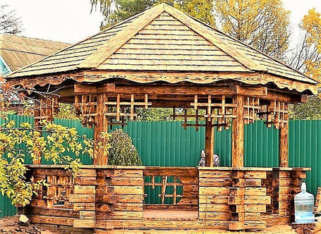 Безліски декоративні під старину з масиву дерева від виробника в Україні