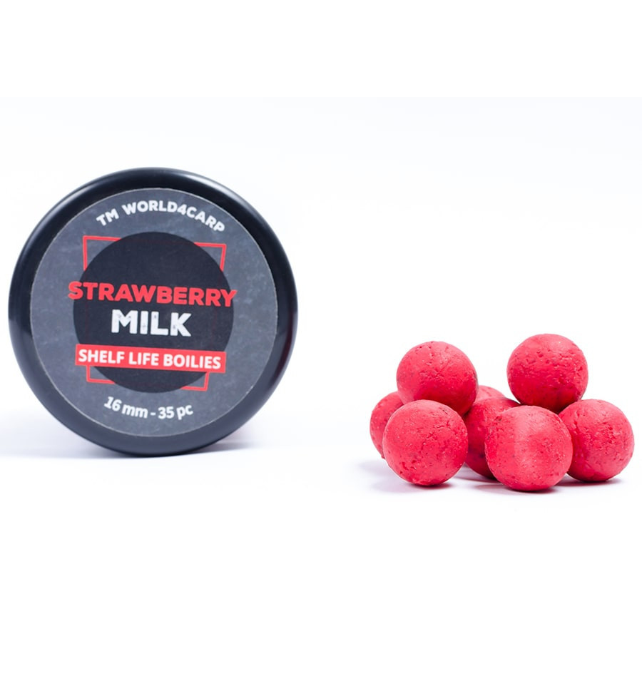 Бойли варені насадочні Strawberry & Milk 16,0 мм
