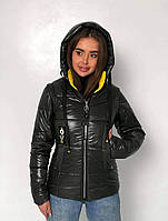 Женская стильная демисезонная куртка трансформер с отстёгивающимися рукавами. 44-56р.