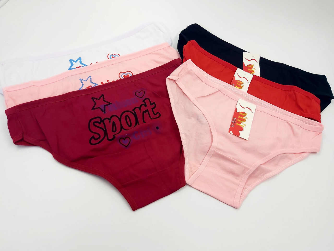 Трусики молодіжні 44-48 SPORT Бавовна Мікс кольорів, фото 1