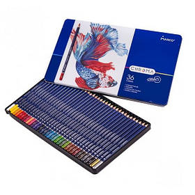 Кольорові олівці MARCO (Марко) Chroma 8010-36TN, набір 36 кольорів, для професіоналів