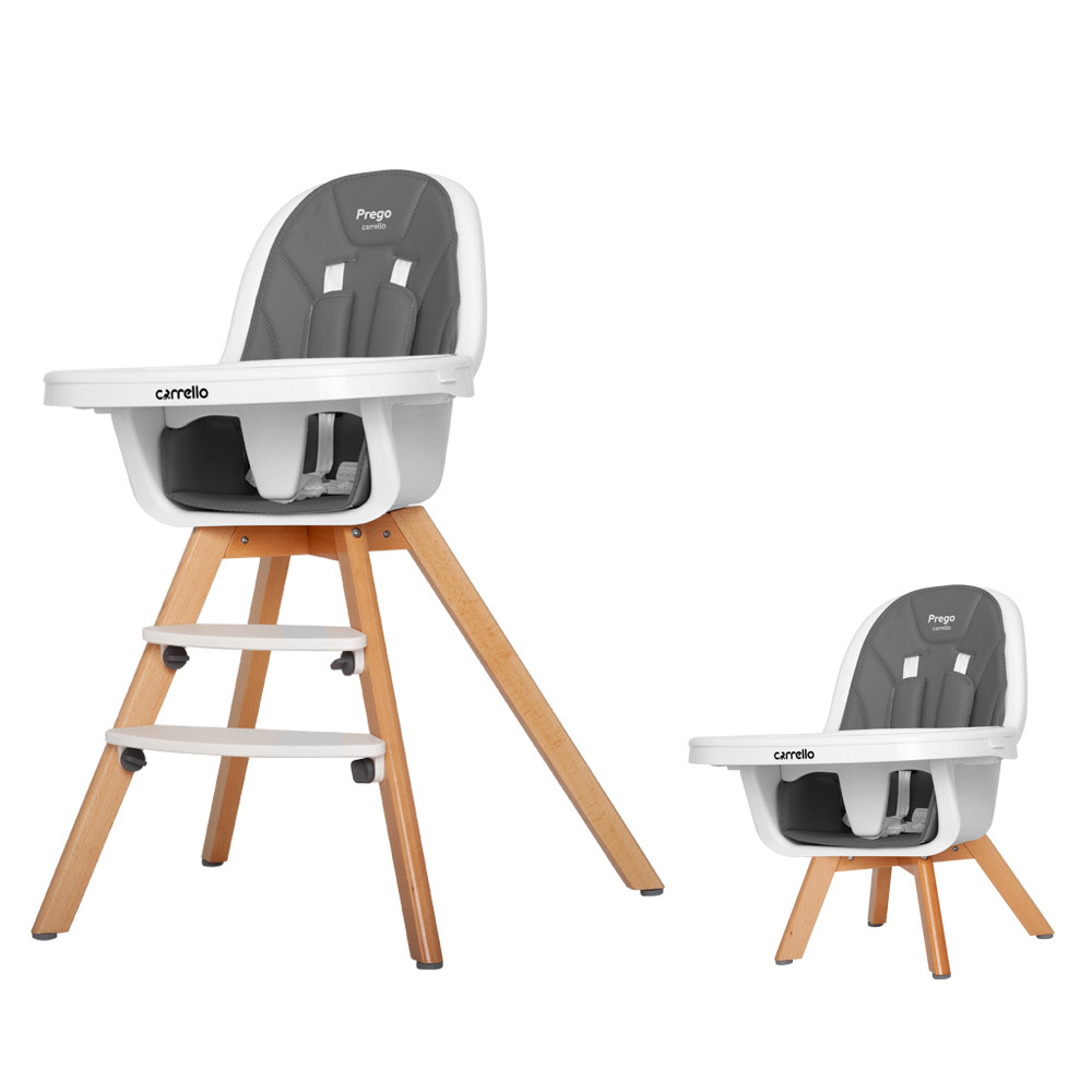 Стільчик для годування Carrello Prego CRL-9504/1 Palette grey, фото 1