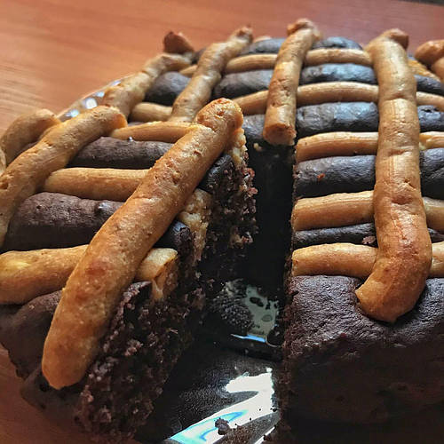 ШОКОЛАДНИЙ ПИРІГ ІЗ КИСЛОМОЛОЧНИМ СИРОМ 🤍