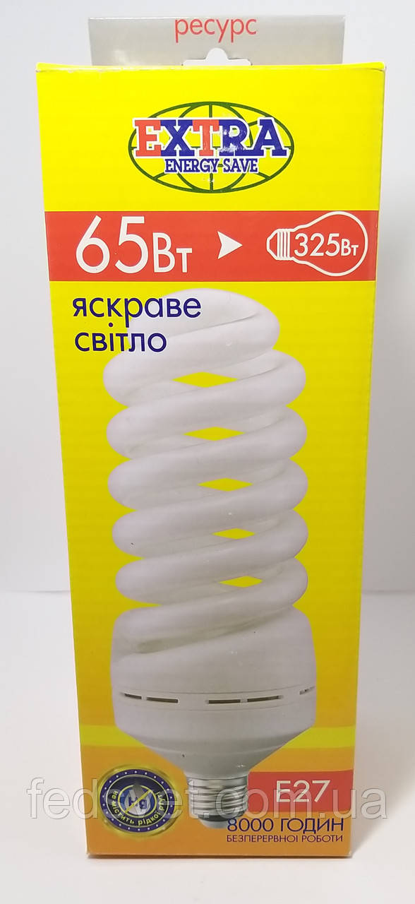 Лампа енергозберігаюча Extra 65W Energy T5 FS 4100K E27
