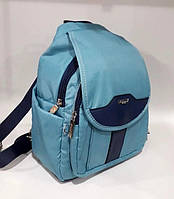 Рюкзак городской молодежный женский модный бирюзовый небольшой 30*24 см Dolly 377
