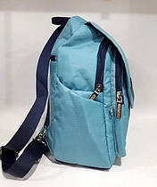 Рюкзак міський молодіжний жіночий модний бірюзовий невеликий 30*24 см Dolly 377, фото 2