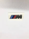 Емблема, логотип, значок, наклейка, пензлик, напис, літери M-power BMW (Оригінал!), фото 4