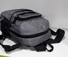 Рюкзак жіночий модний міський невеликий молодіжний сірий 30*24 см Dolly 376, фото 3