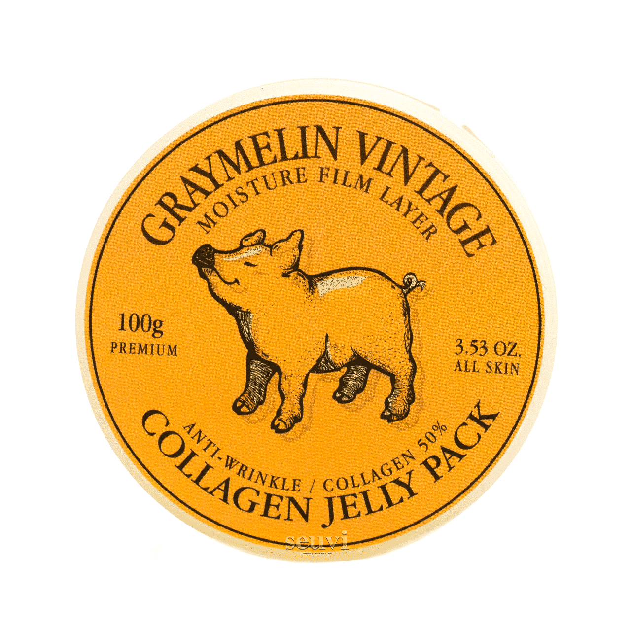Маска для обличчя з пептидами свинячого колагену Graymelin Collagen Jelly Pack 100 г (8809321484269)