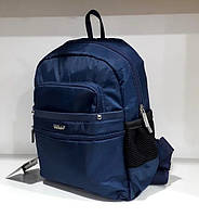 Модный женский таневый маленький рюкзак синий городской небольшой молодежный 30*24 см Dolly 376