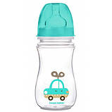 Пляшечка з широким отвором антиколікова Easystart - Кольорові звірятка 240 мл ТМ Canpol Babies, фото 2