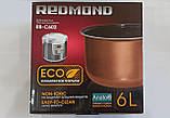 Чаша (каструля) з двошаровим керамічним покриттям RB C602 для мультиварки REDMOND RMC M30 (Редмонд), фото 3