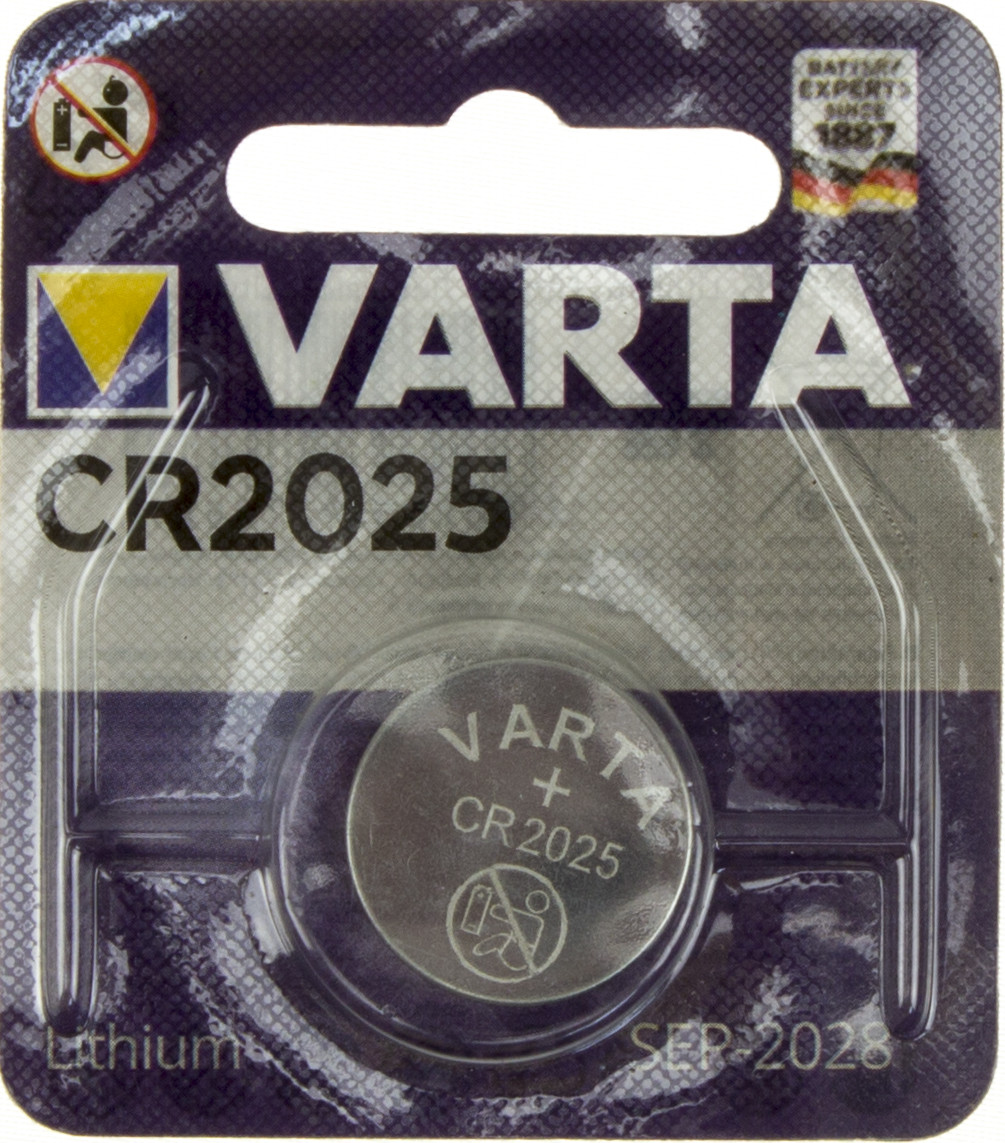 Батарейка Varta CR2025/1bl(10)(100)