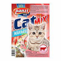 Сухой корм для взрослых кошек Говядина Panzi CatMix 10кг