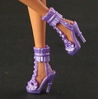 Босоножки для куклы Барби на каблуке "Розалина", обувь для куклы 1/6 сандалии Фиолетовый