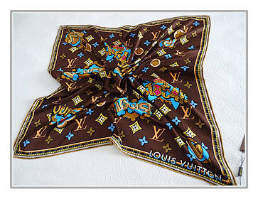 Хустка Louis Vuitton шовк, фото 2