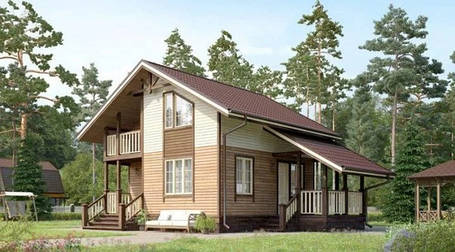 Дерев’яний дім з бруса