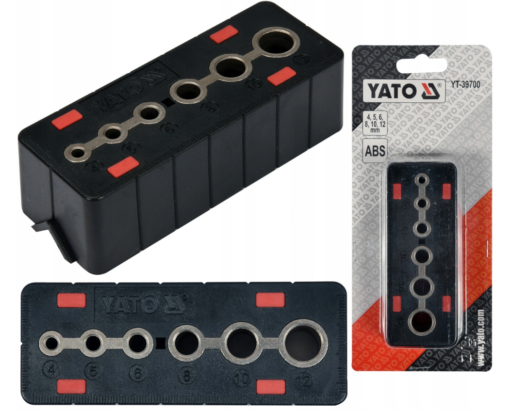 Кондуктор шаблон для свердління YATO YT-39700 4-12 мм