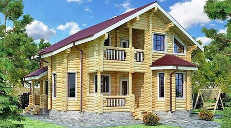 Дерев’яні будинки з оцилінованого брусу